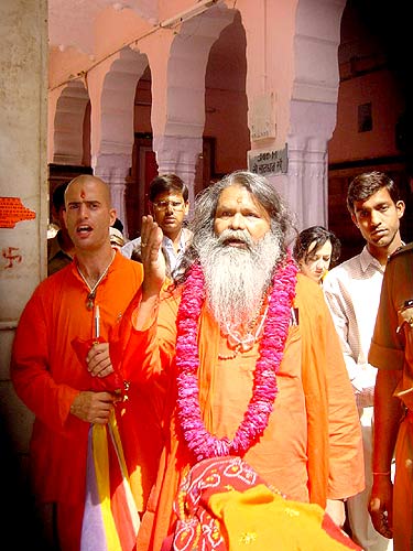 In a Mandir