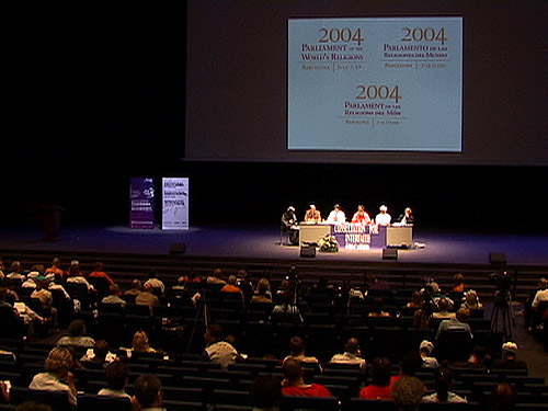 Swamiji at the Symposium on Interfaith Education