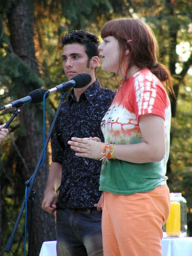 Greeting words of participants of the youth-exchange camp, organised by India-Slovak Friendship Society from Trencin/Slovakia