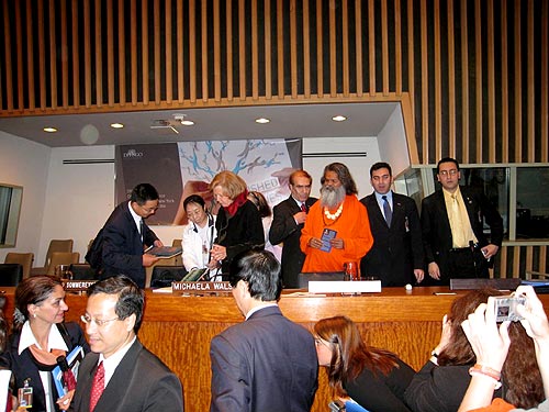 His Holiness Swamiji at the 59th UN NGO's Conference