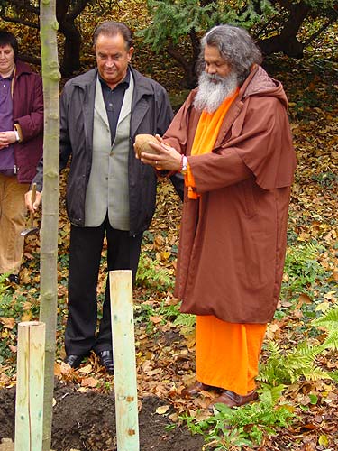 Planting of the World Peace Tree in Vienna