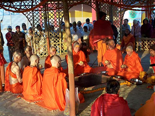 Sannyas Diksha in 'Yoga in Daily Life' camp