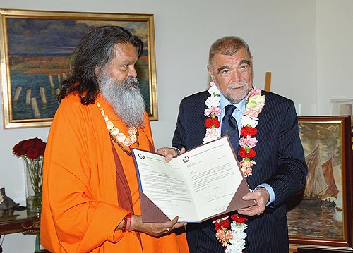 His Holiness Swamiji visits Croatia