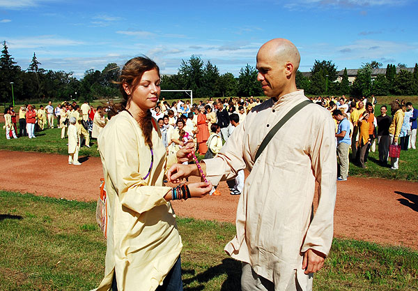 Raksha bandan ceremony