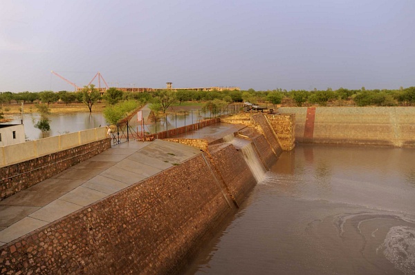 Heavy monsoon rains bring relief to thirsty nature and people in Jadan ashram